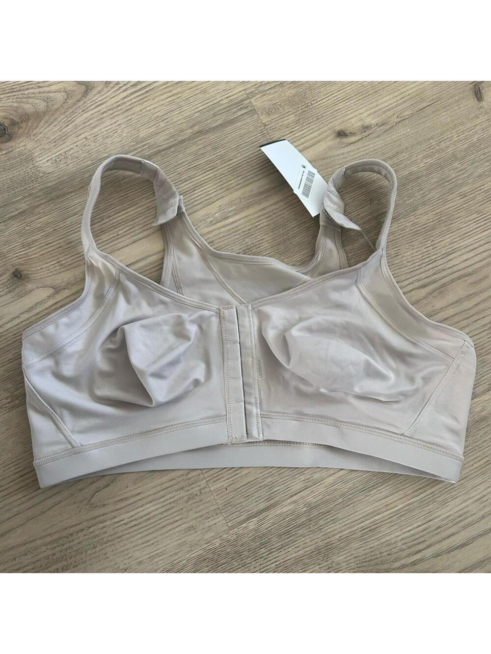 LEONISA Women Multi Function Back Support Posture Bra 011473C Beige 38 NEW